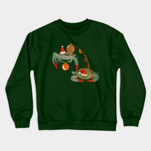 christmas crabs Crewneck Sweatshirt